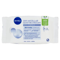 Nivea 3in1 Idratanti Salviettine Struccanti Pelli Secche e Sensibili 25 pz
