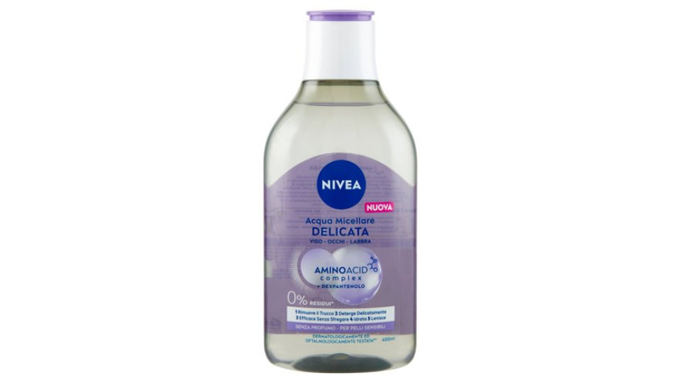 Nivea Acqua Micellare Delicata per Pelli Sensibili 400 ml