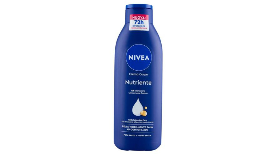 Nivea Crema Corpo Nutriente Pelle secca o molto secca 250 ml