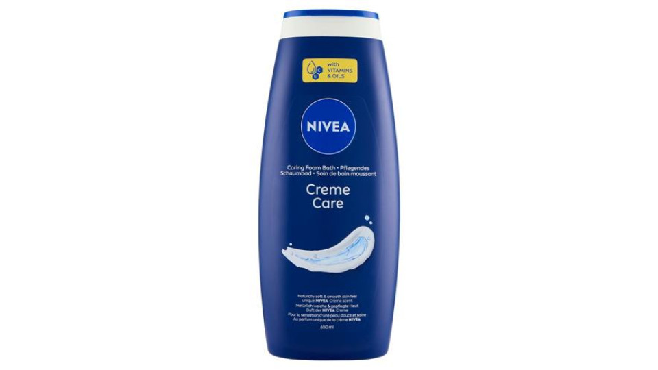 Nivea Creme Care Caring Foam Bath 650 ml