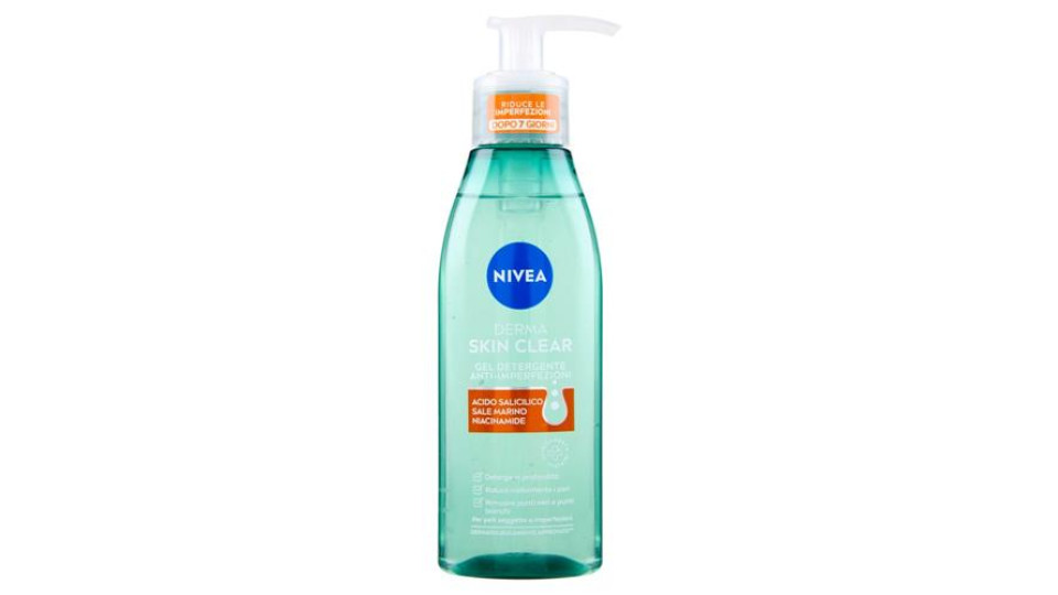 Nivea Derma Skin Clear Gel Detergente Anti-Imperfezioni 150 ml
