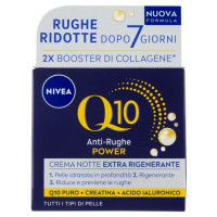 Nivea Q10 Anti-Rughe Power Crema Notte Extra Rigenerante Tutti i Tipi di Pelle 50 ml