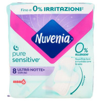 Nuvenia PureSensitive Ultra Notte con Ali 8 pz