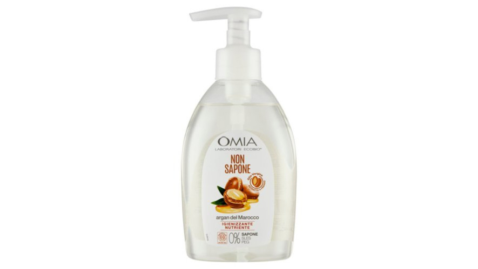 Omia Laboratori Ecobio Non Sapone argan del Marocco Igienizzante Nutriente 300 ml