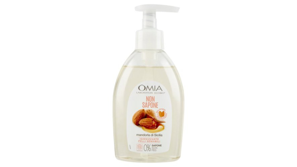 Omia Laboratori Ecobio Non Sapone mandorla di Sicilia Igienizzante 300 ml