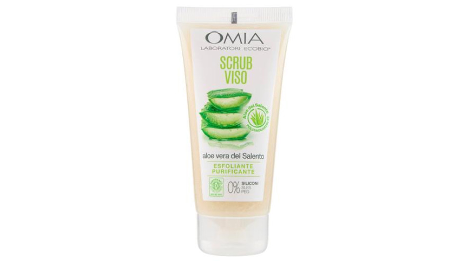 Omia Laboratori Ecobio Scrub Viso aloe vera del Salento 75 ml