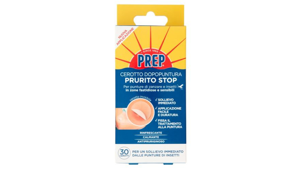 Prep Cerotto Dopopuntura Prurito Stop 30 pz