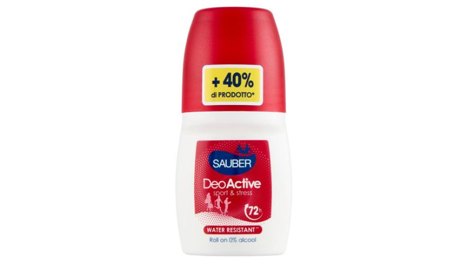 Sauber DeoActive Sport & Stress Roll-on 70 ml