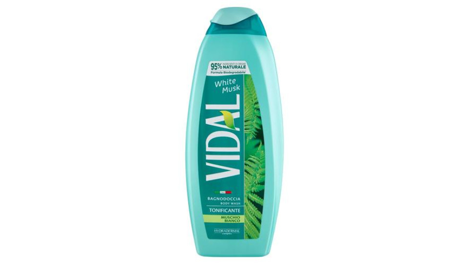 Vidal White Musk Bagnodoccia Tonificante Muschio Bianco 600 ml