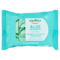 equilibra Aloe Salviette Delicate Struccanti 25 pz