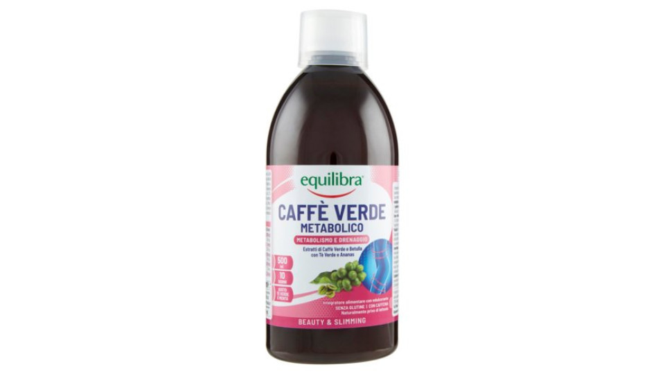 equilibra Caffè Verde Metabolico Metabolismo e Drenaggio 500 ml