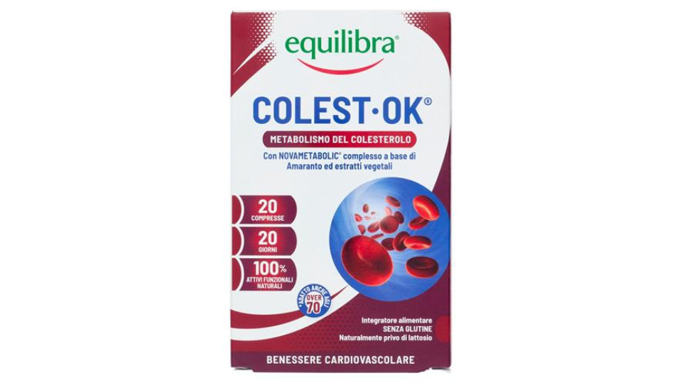 equilibra Colest-Ok Metabolismo del Colesterolo Compresse 20 x 1,2 g