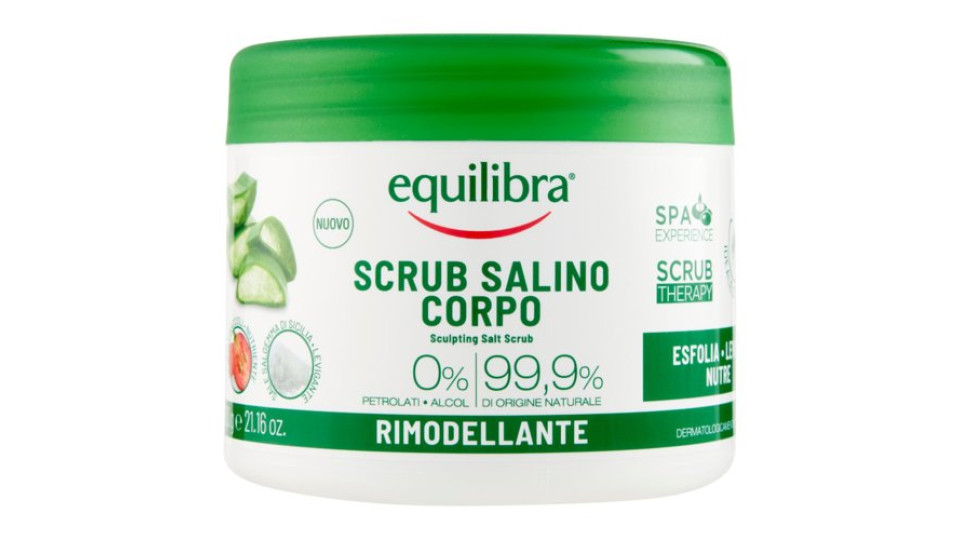 equilibra Scrub Salino Corpo Rimodellante 600 g
