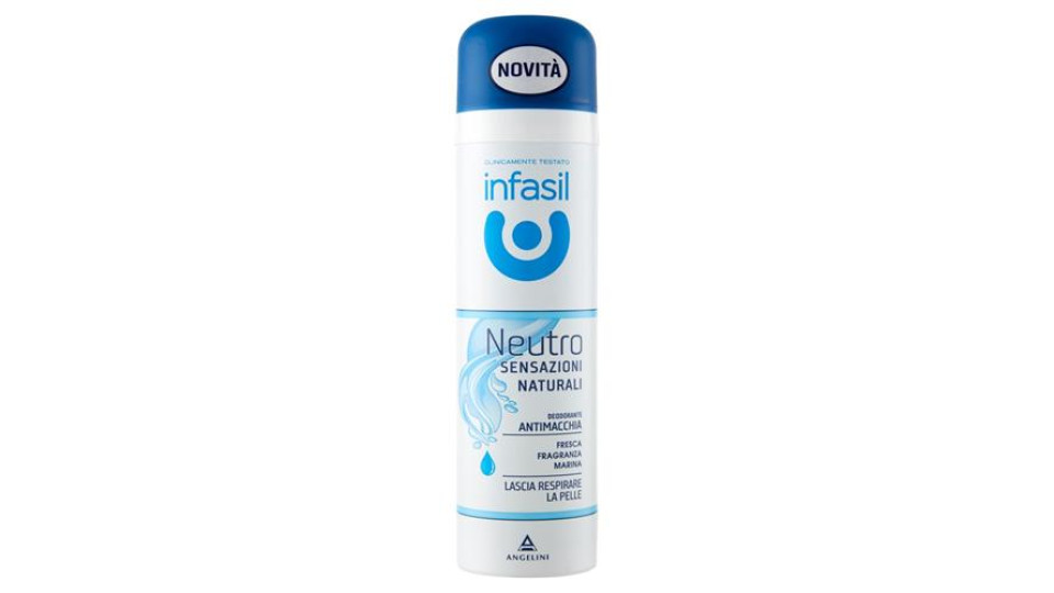 infasil Deospray Neutro Sensazioni Naturali Fragranza Marina 150 ml