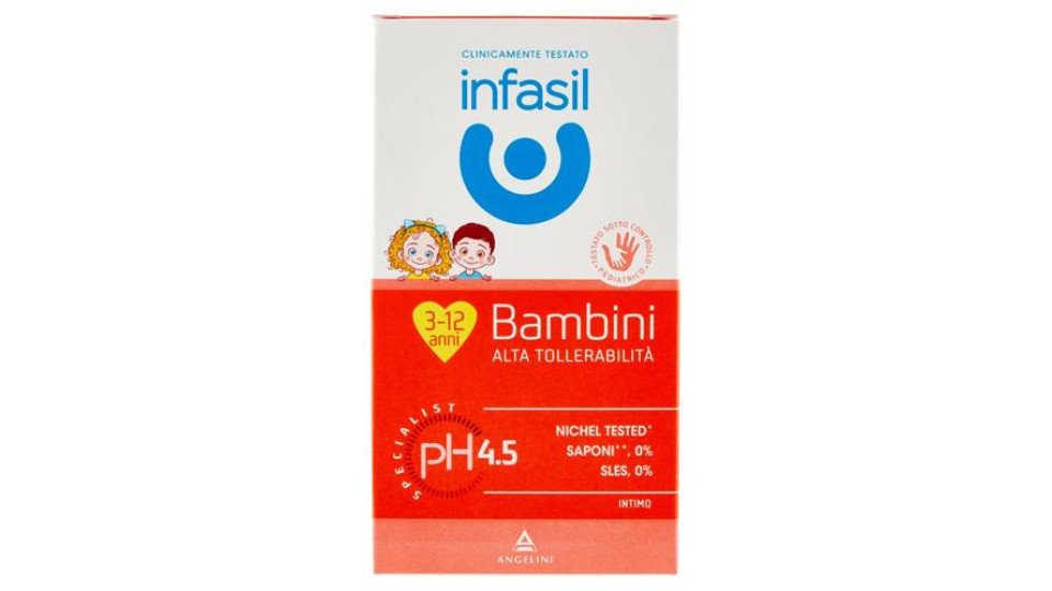 infasil pH Specialist 4.5 Intimo Bambini Alta Tollerabilità 200 ml