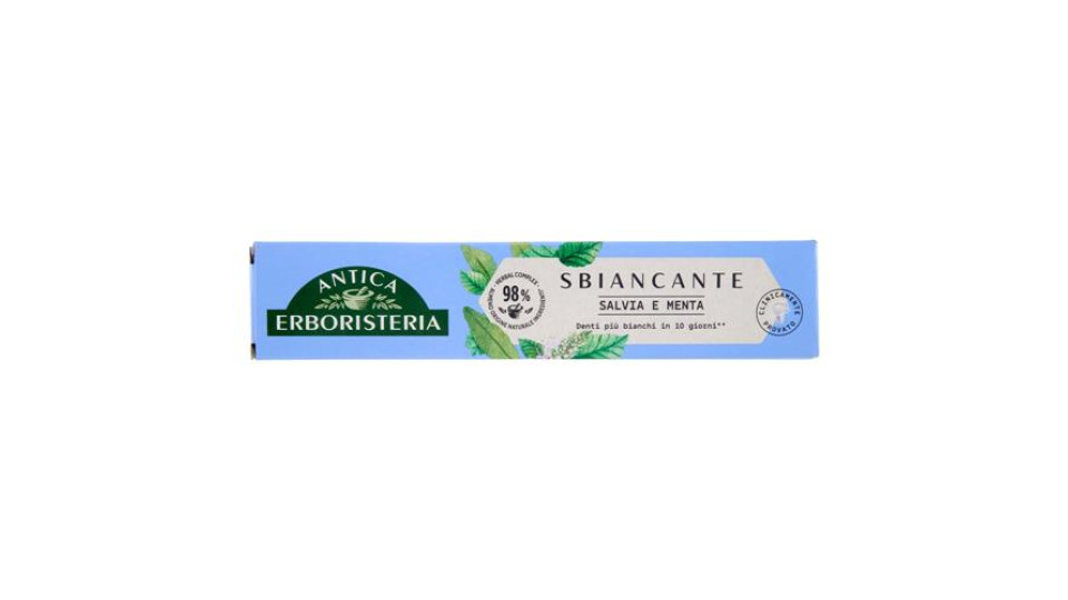 Antica Erboristeria Dentifricio Sbiancante Salvia e Menta 75 ml