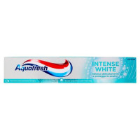 Aquafresh Intense White, Dentifricio Effetto Sbiancante, Gengive Sane Denti Forti Alito Fresco 75 ml