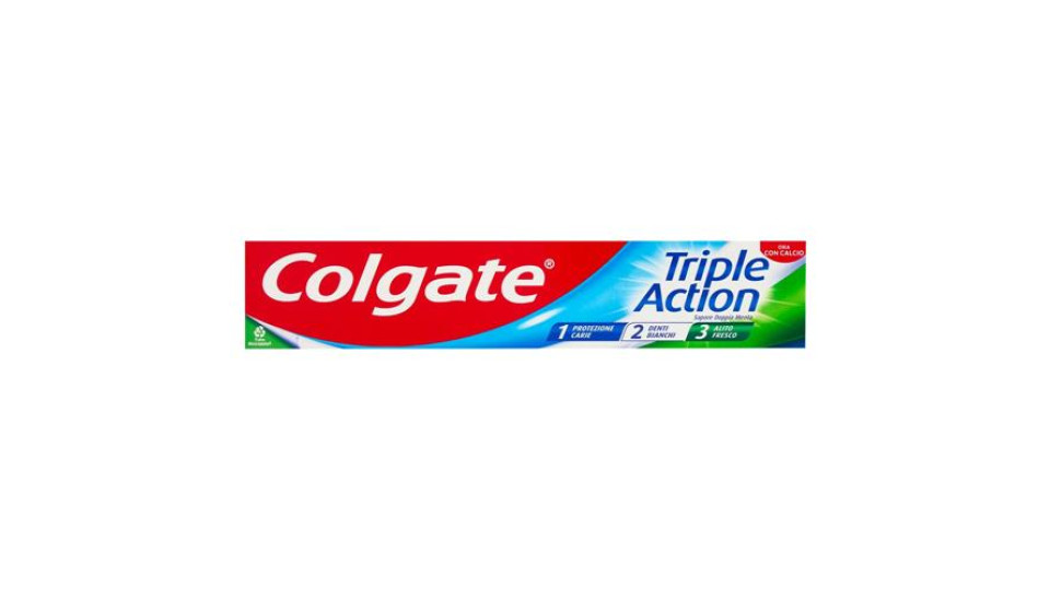 Colgate dentifricio Triple Action protezione carie 75 ml