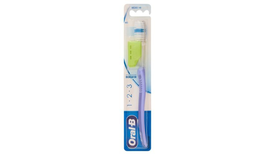 Oral-B Spazzolino Manuale 1 2 3 Classic Care 40 Medio