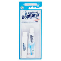 Pasta del Capitano in Viaggio Spazzolino Setole Medie, Dentifricio Protezione Placca e Carie 25 ml