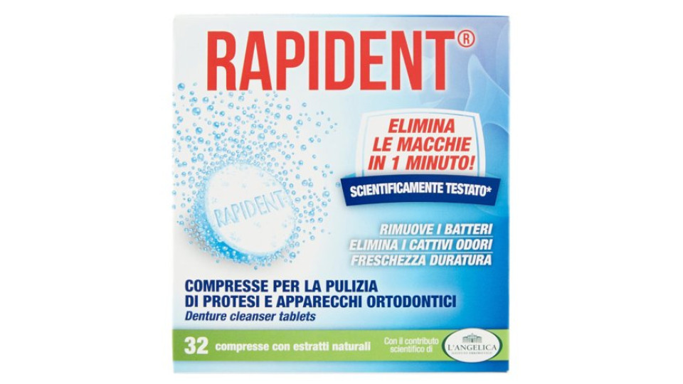 Rapident Pastiglie Per Dentiera Pz 32