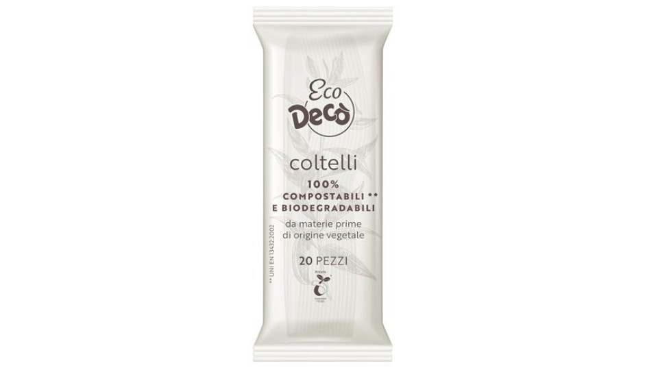 *DECO ECO COLTELLI BIANCHI 20P