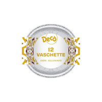 12 Vaschette In Alluminio Per Budino