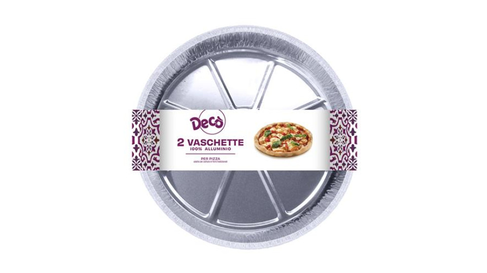 Contenitore In Alluminio Per Pizza Pz 2
