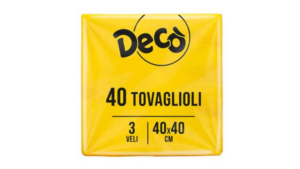 DECO TOVAG.3V 40X40 GIAL.40PZ