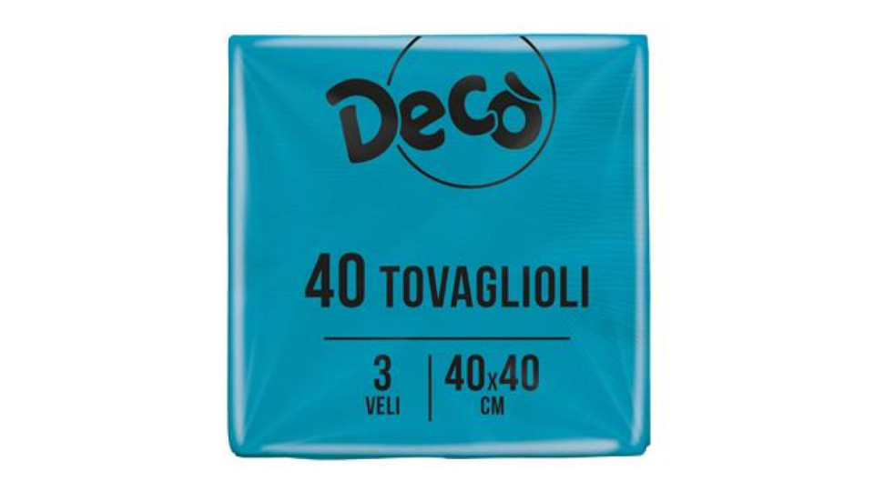 DECO TOVAG.3V 40X40 TURCH.40P