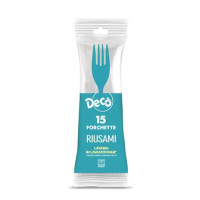 DECO 15 FORCHETTE BIA.RIUT.20L