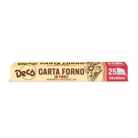 DECO 25 FOGLI CARTA FORNO33X38