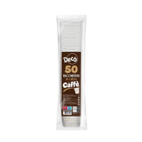 DECO BICCH.CAFFE 75MLCART.50PZ