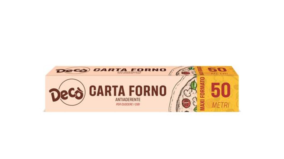 DECO CARTA FORNO ROTOLO 50 MT