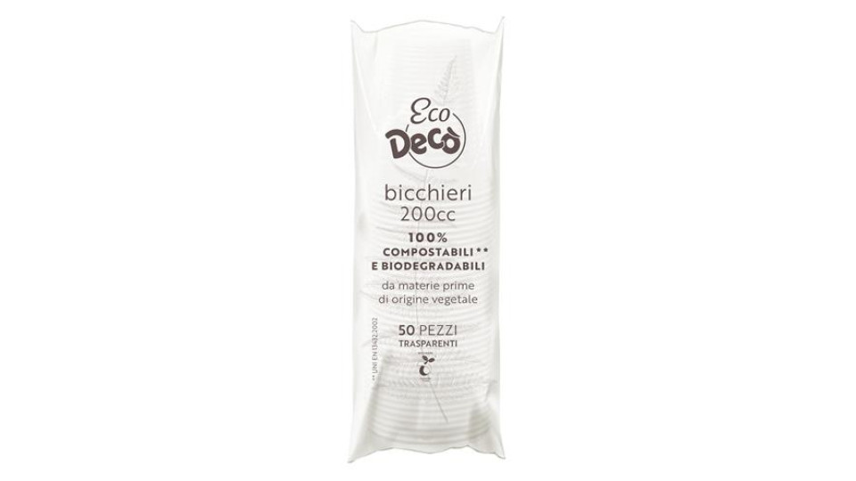 DECO ECO BICC.BIAN.200CC 50PZ