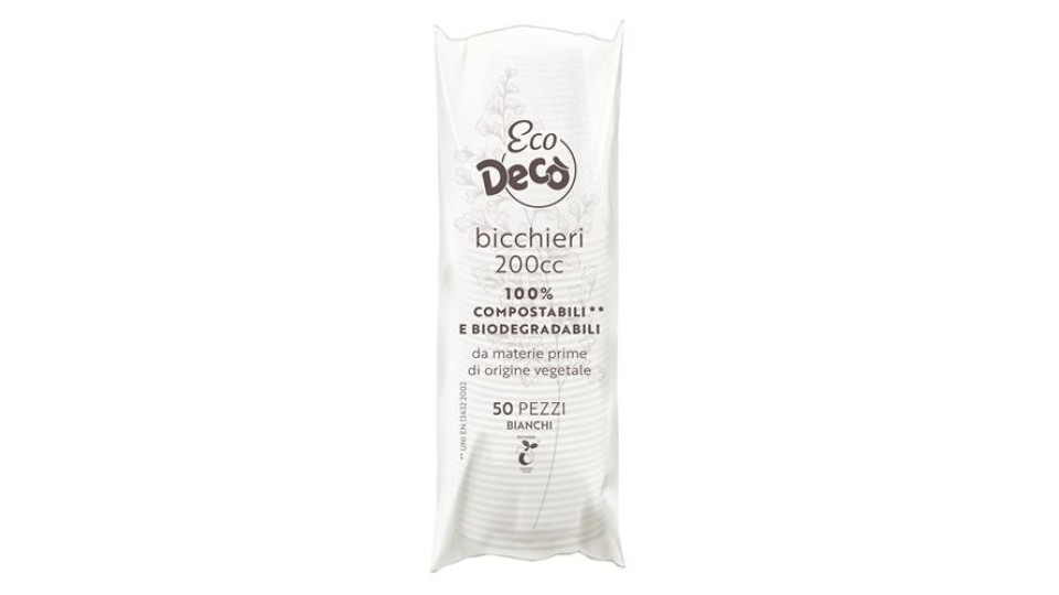 DECO ECO BICC.TRASP.200CC 50PZ