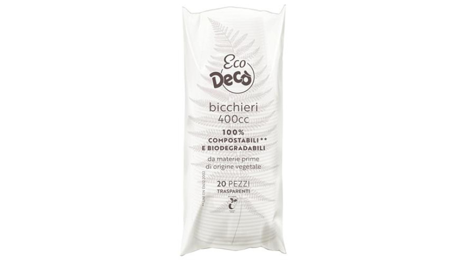 DECO ECO BICC.TRASP.400CC 20PZ