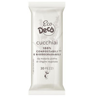 DECO ECO CUCCHIAI BIANCHI 20PZ