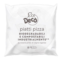 DECO ECO PIATTI PIZZA 8PZ