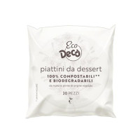 DECO ECO PIATTINI DESS.BIA.20P