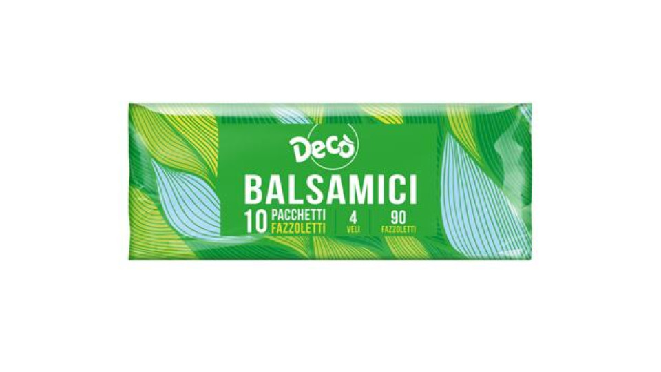 DECO FAZZOLETTI BALSAMICI 4V 1