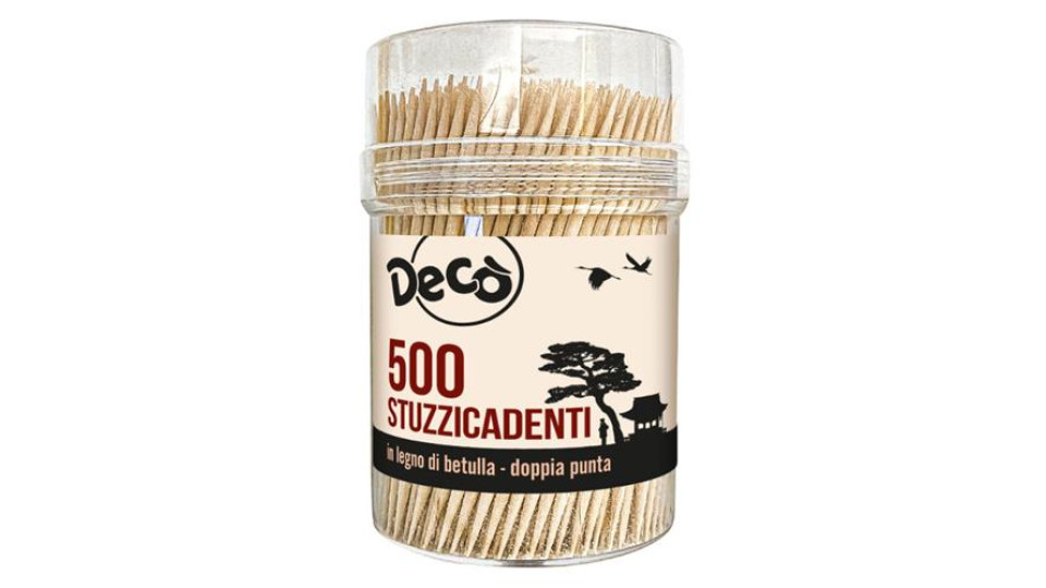 DECO STUZZICADENTI 500PZ BAR.