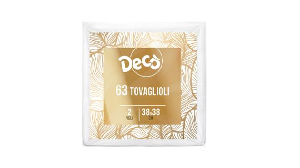 DECO TOV.EFF.TESSUTO 38X38 63P