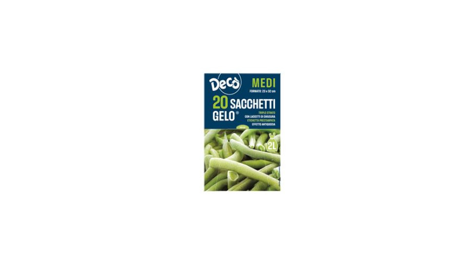 Sacchetti Medi Per Frigo 20 Pezzi