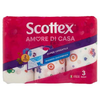 Scottex Amore di Casa Carta da Cucina Rotoli 3 pz