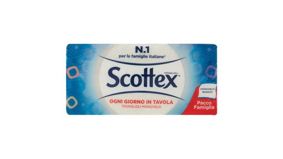 Scottex Tovaglioli Monovelo Bianchi 200 pz