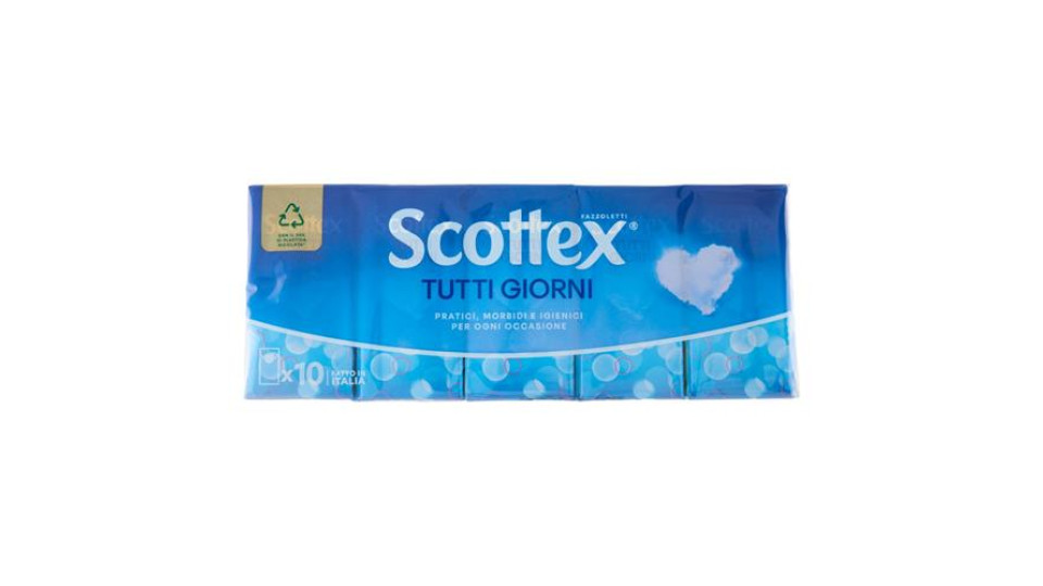 Scottex Tutti Giorni Fazzoletti 3 veli 10 pz