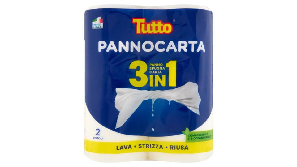 Tutto Pannocarta 3in1 2 pz