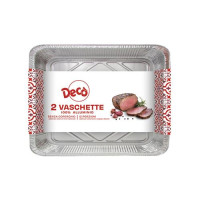 Vaschette Alluminio Senza Coperchio 12 Porz. - 2 Pezzi