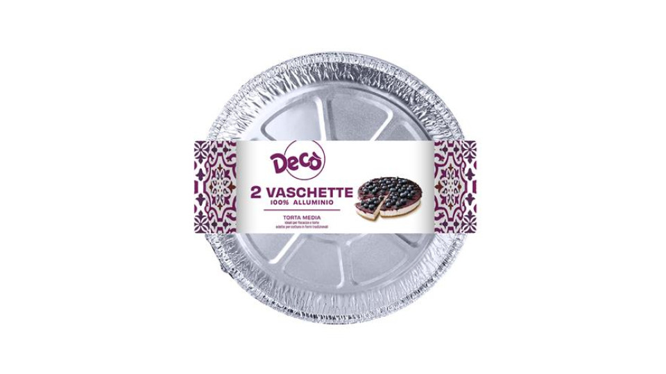Vaschette Medie Per Torte 2 Pezzi